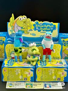 100% Original POP MART GONG creativo <span class=keywords><strong>Bob</strong></span> <span class=keywords><strong>esponja</strong></span> SquarePants Bikini Bottom Buddies colgante de felpa Linda caja ciega blanda - Product Image 5