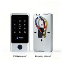 Terminal de contrôle d'accès intelligent WIFI TTLock Tuya, indice d'étanchéité IP66, capacité de 100 cartes d'identité, lecteur de contrôle d'accès