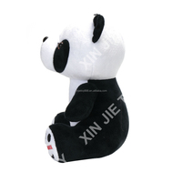 OEM/ODM disponible, jouet en peluche panda personnalisé, mascotte de dessin animé, jouets en peluche panda, panda assis, jouet en peluche animal en peluche