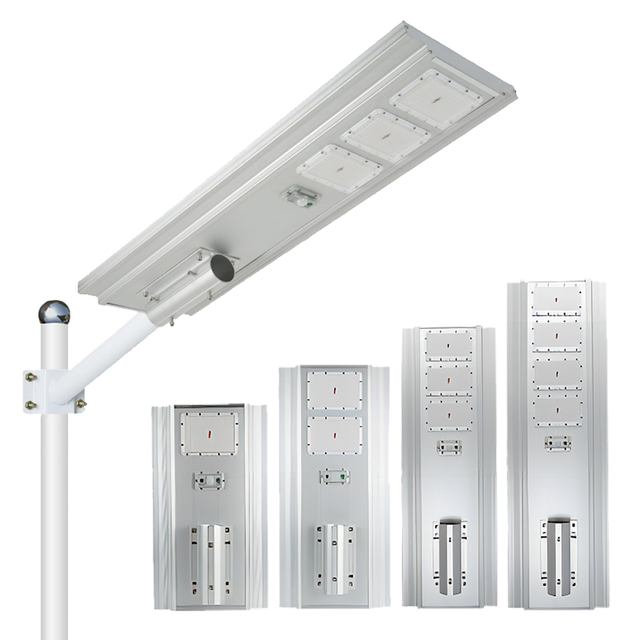 Outdoor Road Solar Powered LED Street Light IP65 IP67 Waterproof with Aluminum Lamp Body Available in 50W 100W 150W 200W 250W