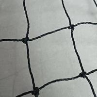 Rouleau de filet en nylon noir, matériau HDPE PP, filet de sécurité pour balcon de chat et protection contre les pigeons, service de découpe sur mesure disponible