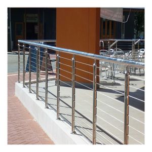 Miglior prezzo viso montato spazzolato cavo <span class=keywords><strong>in</strong></span> acciaio inox ringhiera con tenditore/balaustre durevoli Made <span class=keywords><strong>in</strong></span> China - Product Image 1