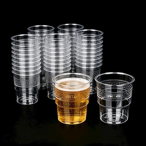 Gobelets jetables en plastique PS transparent de 4 oz pour boissons froides, bière, <span class=keywords><strong>vin</strong></span> rouge, champagne, pour mariage, vente en gros en usine - Product Image 2