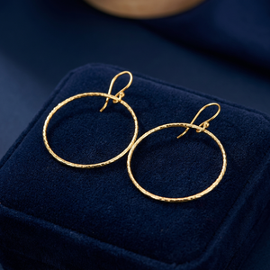 Women's Trendy Gold Plated Brass Hoop <b>Earrings</b> 14k Gold Filled Wire Circle Open <b>Hook</b> Party Handmade Customized Color Jewelry - Product Image 3