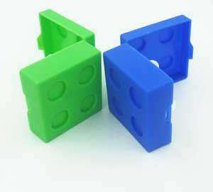 Portable Lego Style Case New Arrival Plastic Travel Colorful Food Grade 4 Cases Cute Pill <b>Box</b> With <b>Small</b> Moq - Product Image 4
