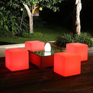 <span class=keywords><strong>Mesa</strong></span> de Centro LED Cubo para Eventos / PUFFS LOUNGE - Product Image 5