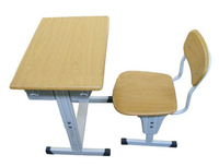 Table d'étude simple et moderne en bois pour étudiant, mobilier scolaire pour lycéen, bureau et chaise pour enfant en promotion