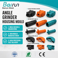 Molde de Inyección de Plástico Personalizado Profesional para Carcasa de Amoladora Angular Resistente a Impactos, de PC ABS Ignífugo