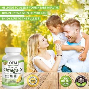 Anwelife OEM Kapsul Softgel Minyak Ikan Omega-3 Kandungan Tinggi untuk Dewasa dengan EPA DHA 2400mg untuk Kesehatan Jantung & Dukungan Imunitas - Product Image 2