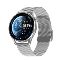 Montre connectée pour femme, écran IPS de 1,39 pouce, étanche IP67, NFC, assistant vocal IA pour appels, fitness, Android, réveil, bracelet en caoutchouc