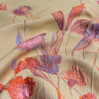 KEER Fournisseur OEM Personnalisé 3D Jacquard Tissu Tissé Vêtements avec Mariage Coton Brocart Polyester pour Filles
