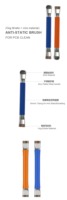 Brosse de nettoyage antistatique pour carte mère PCB, adaptée aux outils de réparation de téléphones portables et d'ordinateurs, pour enlever la colle