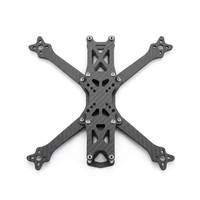 Châssis de drone FPV X-type robuste en fibre de carbone 3K de 5 pouces, conception légère pour un contrôle précis et un temps de vol étendu en freestyle