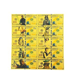 星球大战电影著名角色金箔钞票礼品纪念品金箔钞票组合套装 - Product Image 1