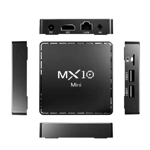 Mini 4K Android 11 TV Box Player H313 Set-Top Box with Quad Core Processor and Wireless Controller for Gaming