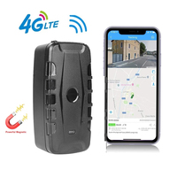 Rastreador GPS 4G, Dispositivo Antirrobo Magnético Resistente, Rastreo en Tiempo Real a través de Teléfono Móvil, Tableta y Computadora en Google Maps