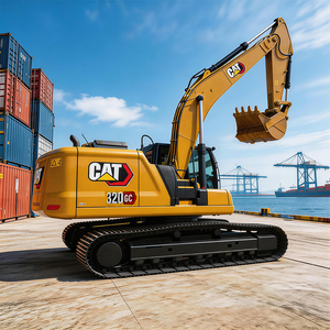 Excavadora de cadenas Caterpillar CAT320GC usada, en estado original, pocas horas de trabajo, rentable, con abundantes repuestos. - Product Image 4