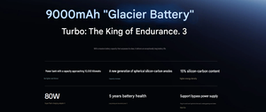 OnePlus Turbo 6V 5G à succès : Batterie de 7000 mAh, autonomie super longue, étanche - Product Image 6
