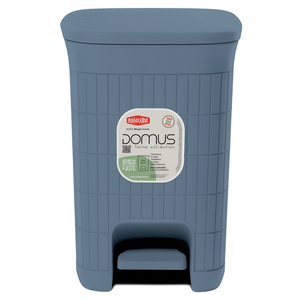 Domus Home Collection Pedal Bin 20L Smoky Blue Recycled Plastic - Product Image 2