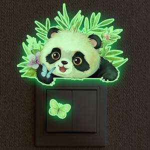 DIY drôle mignon chat noir chien Rat souris Animls interrupteur décalcomanie Stickers muraux maison décalcomanies chambre enfants chambre lumière salon décor - Product Image 4