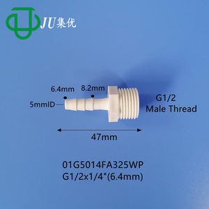 Conector Externo de Rosca JU Three Pagoda G1/2 para Manguera de Goma y Tuberías de Fluidos - Product Image 4