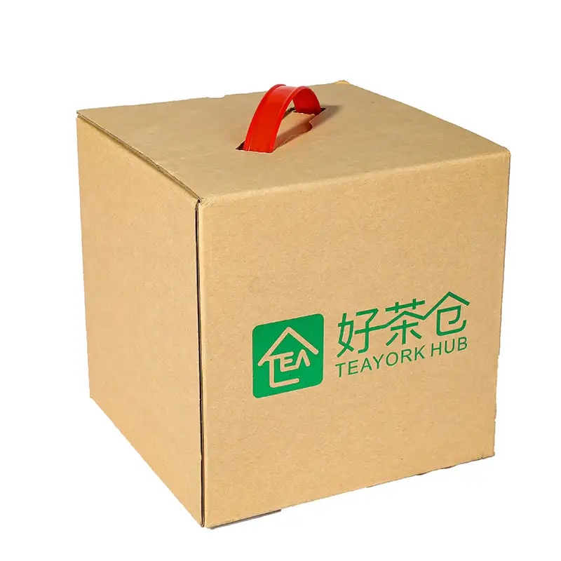 TeaBox-caja de cartón cuadrada con patrón personalizado, caja de regalo para té, gran oferta