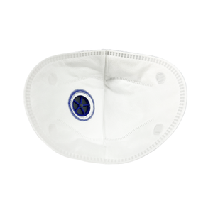 Mascarilla desechable FFP2 KN95 con válvula, aprobada por la CE, EN 149, de 5 capas, con banda para la cabeza plegable, respirador con válvula. - Product Image 3