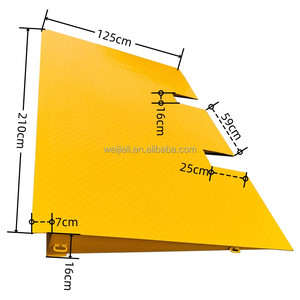 Rampa móvel do quintal para o centro logístico & o terminal do frete, carga/descarga sem doca fixa - Product Image 5