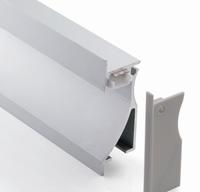 Profil en aluminium de haute qualité série 6000 pour montage mural, diffuseur de canal LED, profil LED personnalisé avec CRI 90