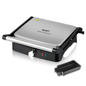 RAF-Plaque de cuisson antiadhésive à 2 tranches pour sandwichs, avec plateau d'égouttage amovible - Product Image 4