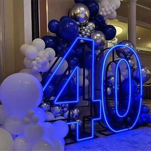 Lettres lumineuses LED personnalisées de l'alphabet anglais de grande taille (26 lettres) pour la décoration de la maison, des fêtes et des mariages - Product Image 4