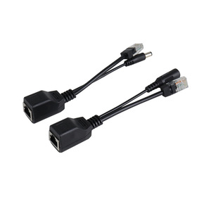 ตัวแยกสัญญาณ PoE 12V แบบตรงผ่านโมดูลจ่ายไฟเครือข่าย ชุดขั้วต่อตัวผู้ตัวเมีย - Product Image 2