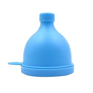 Funil Personalizado de Plástico para Suplemento em Pó com Dosador de 100ml em Formato de Pote e Chaveiro para Viagem, Preto, Venda em Atacado - Product Image 6