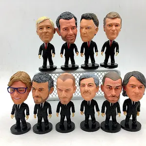 Atacado Boa Qualidade Mini Football Trainer Toy Action Figure Football Coach para Fãs