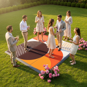 Dalles de sol antidérapantes en PVC pour la danse moderne, pour usage intérieur dans les hôpitaux et les hôtels - <span class=keywords><strong>Vinyle</strong></span> portable à poser soi-même - Product Image 5
