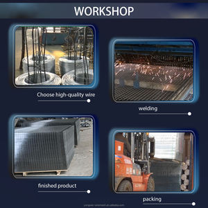 Panneaux de treillis soudé en acier à faible teneur en carbone pour le renforcement de la construction lourde et les dalles de béton, treillis de clôture - Product Image 5