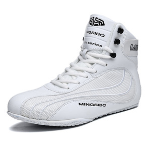 Coexistence Hot Selling Breathable Professional Unisex Boxing Shoes Mesh Upper Rubber Outsole Summer Winter Wrestling <b>Boots</b> - Product Image 3