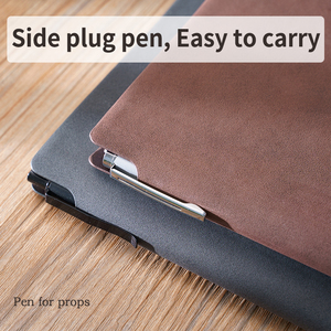 Grosir kualitas tinggi <span class=keywords><strong>Notebook</strong></span> dipersonalisasi A5, buku harian jurnal kulit PU dengan Logo cetak, <span class=keywords><strong>Notebook</strong></span> sampul lembut kantor bisnis - Product Image 2