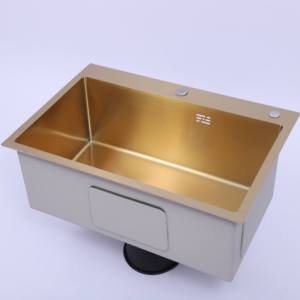 In acciaio inossidabile grande ciotola singola con scolapiatti sotto il montaggio lavelli da bagno moderni lavelli da <span class=keywords><strong>cucina</strong></span> intelligente - Product Image 6
