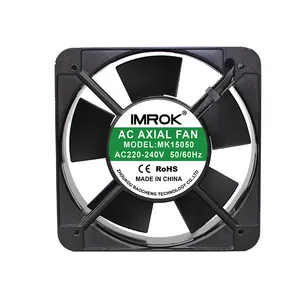 6インチ工業用軸流ファン15050 AC 110V 220V 150mmボールベアリング卵インキュベーター用遠心ファン