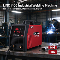 Soudeuse à l'arc MMA à onduleur DC LINCOLN LINC I400 400A, machine de soudage TIG Lift, soudeuse à l'arc manuelle industrielle 380V VRD