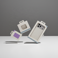 Caja de accesorios para fundas de móvil de fábrica con colgador para tienda minorista, caja de embalaje para fundas de teléfono móvil, caja de embalaje personalizada