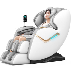 2025 Luxuriöser Ganzkörper 8D Elektrischer Zero-Gravity-Massagesessel mit Musik, Infrarot-Physiotherapie, Automatischer Aufrüstung, PU-Leder, ETL-zertifiziert - Product Image 1