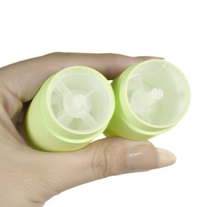 0,5 oz 1oz 1,7 oz 2,5 oz Envases vacíos de desodorante Tubos recargables de plástico blanco sin BPA para desodorante, bálsamo - Product Image 5