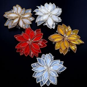 Paire De Patchs Appliqués Fleurs à Coudre – DIY Pour Robes, Jeans, Accessoires