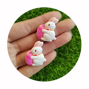 Decorazioni in Resina a Tema Pasqua e Ringraziamento, Coniglietto e Tacchino, Charms per Slime, Accessori per Fai da Te - Product Image 5