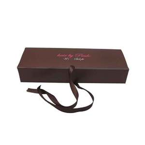 Caja Rígida de Cartón Gris de 2mm para Extensiones de Cabello, Caja de Empaque para Cabello Virgen con Cinta - Product Image 4