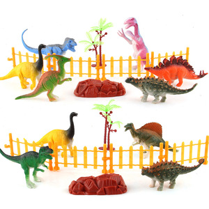Venta al por mayor niños plástico Mini simulación Pvc árboles serie realista dinosaurio figura de acción Dino Animal modelos juguetes conjunto - Product Image 4