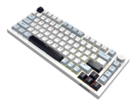 Clavier mécanique filaire JEDEL 80% avec bouton rotatif, échangeable à chaud, pour le gaming – Combinaison de couleurs populaire pour les gamers