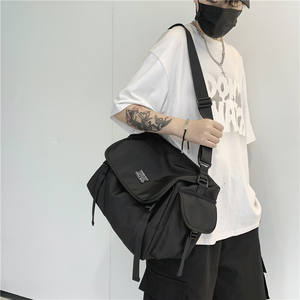 Tough Sling Men's Chest <b>Bag</b> <b>Nylon</b> Waterproof Multi Functional <b>Crossbody</b> <b>Bag</b> Solid Color Black Gray Dark Blue Spring 2025 - Product Image 2